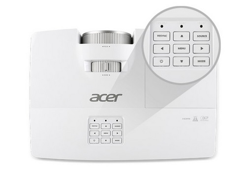 Удобная настройка Acer X128H 