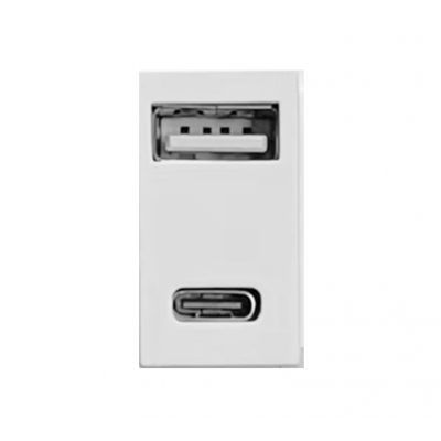 AVC T45-056 Розетка type C+USB с источником питания